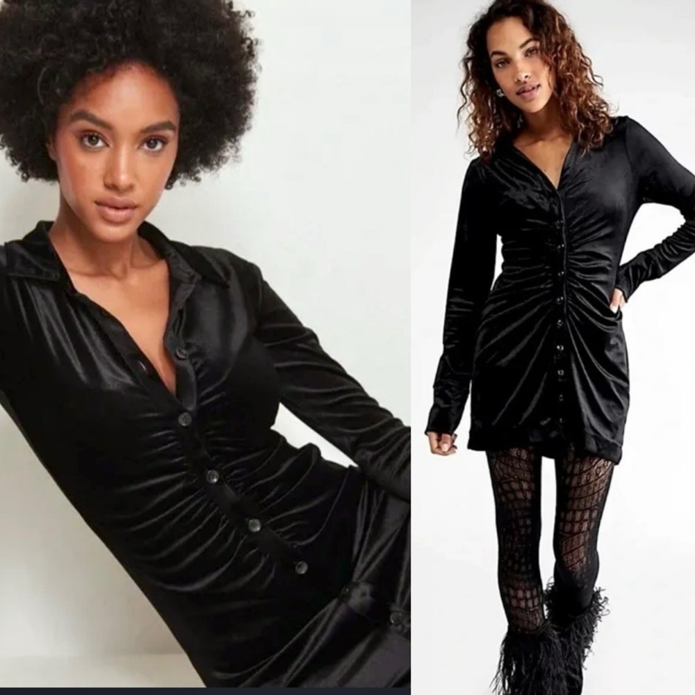 New Free People Velour Dress